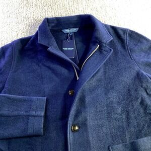 Peter Millar Crown Crafted Mens Cashmere Chore Coat Jacket Blue Size S NWT